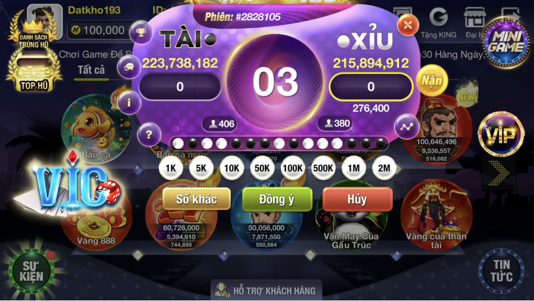 Giới thiệu về Tài Xỉu tại cổng game Vicwin